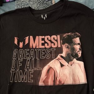 Messi Black Graphic T-Shirt